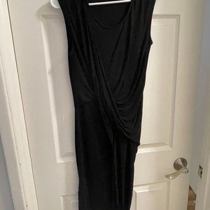 EUC Women's Allsaints Amelia Wrap Dress Black Size US 4